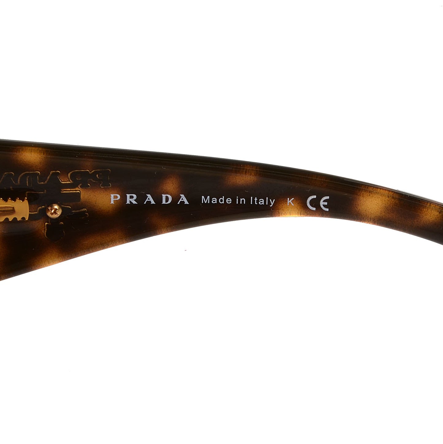 Tortoise Rimless Shield Sunglasses SPR 22M