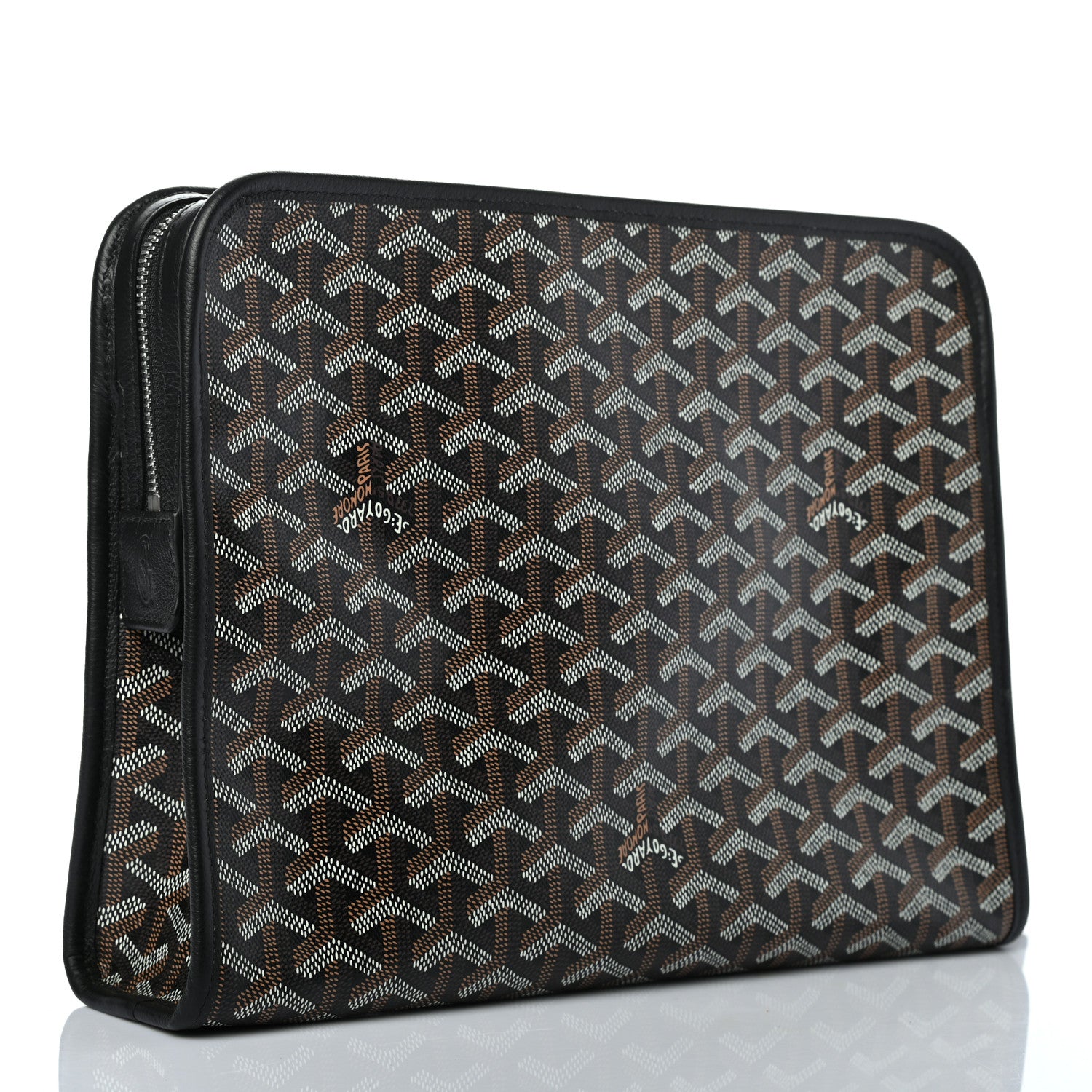 Goyard Goyardine Jouvence GM Toiletry Pouch Black 3 of 7