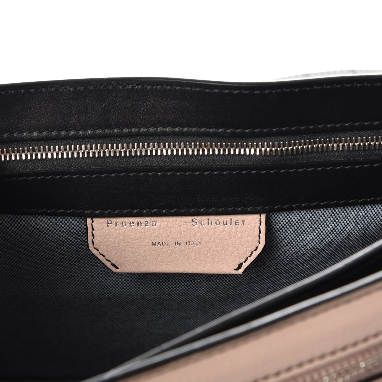 Proenza Schouler Grained Calfskin Medium Contrast Stitch PS1 Satchel Sand 6 of 8
