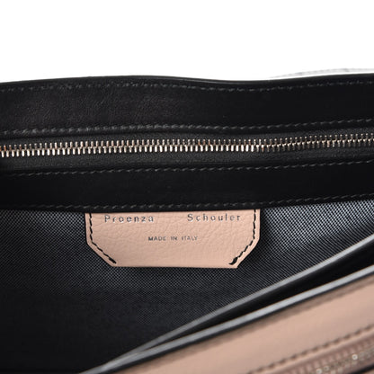 Proenza Schouler Grained Calfskin Medium Contrast Stitch PS1 Satchel Sand 6 of 8