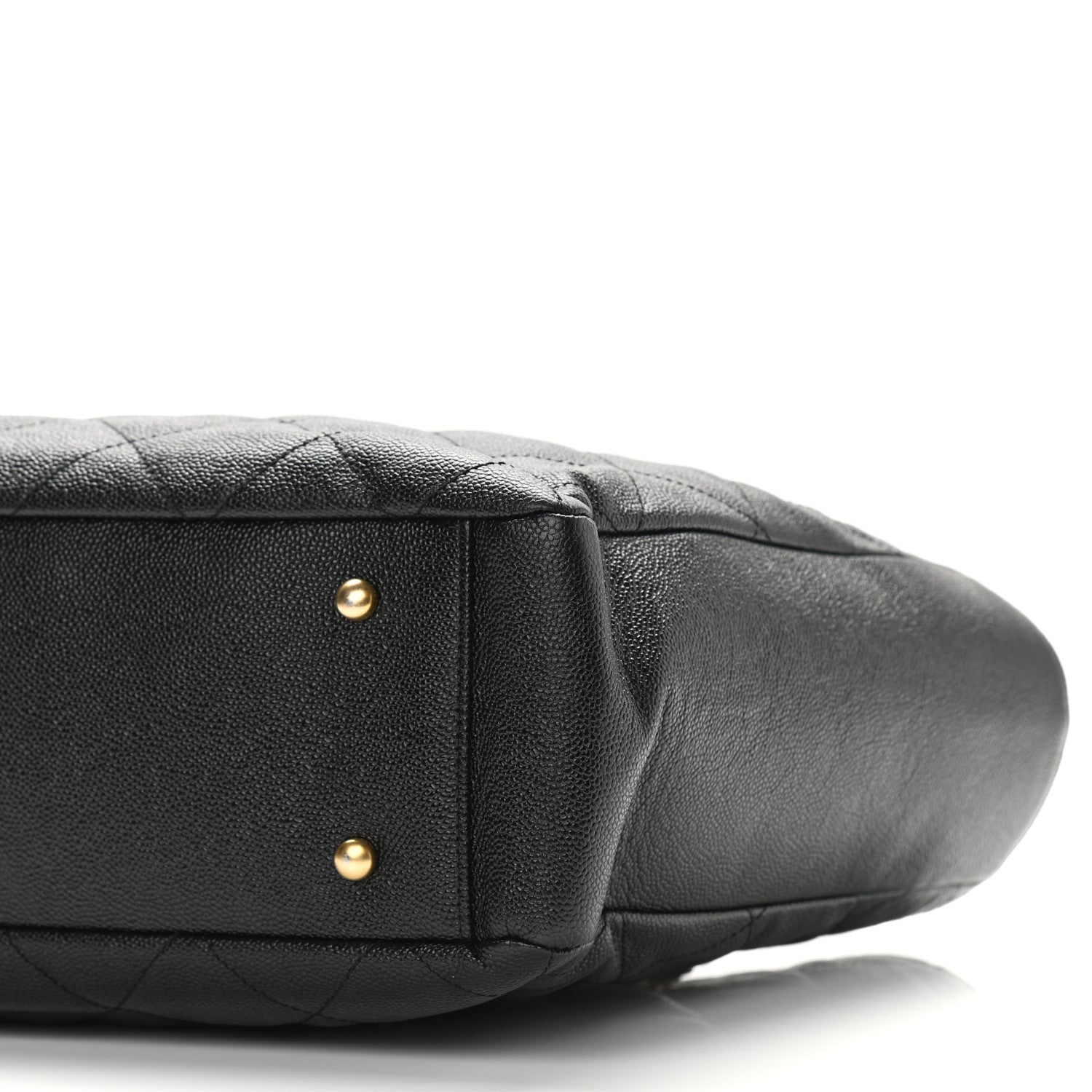 Chanel Caviar Quilted Small Shopping Tote Black 9 of 10