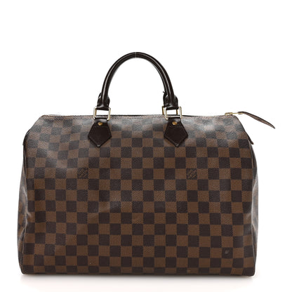 Louis Vuitton Damier Ebene Speedy 35 1 of 11