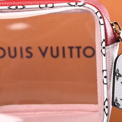 Louis Vuitton Monogram Giant Beach Pouch Rouge 8 of 11