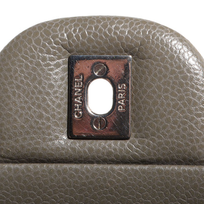 Chanel Caviar Maxi Single Flap Grey 6 of 10