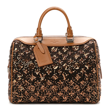 Louis Vuitton Sequin Monogram Sunshine Express Speedy Gold 1 of 9
