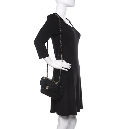 Chanel Shiny Lambskin Quilted Small Chevron Miroir Black 2 of 11