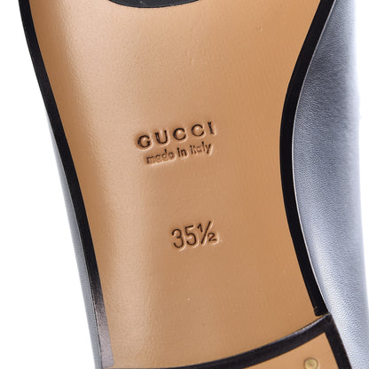 Gucci Calfskin Womens Jordaan Loafers 35.5 Black 8 of 8