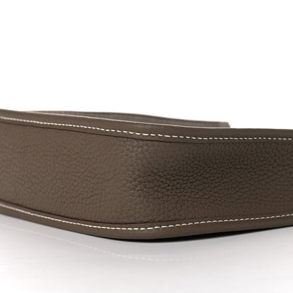 Hermes Taurillon Clemence Evelyne TPM Etoupe 8 of 10