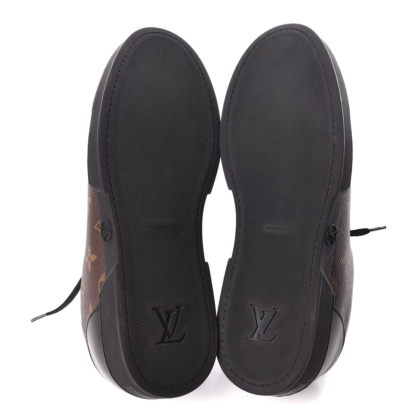 Calfskin Monogram Luxembourg Sneakers 6 Black