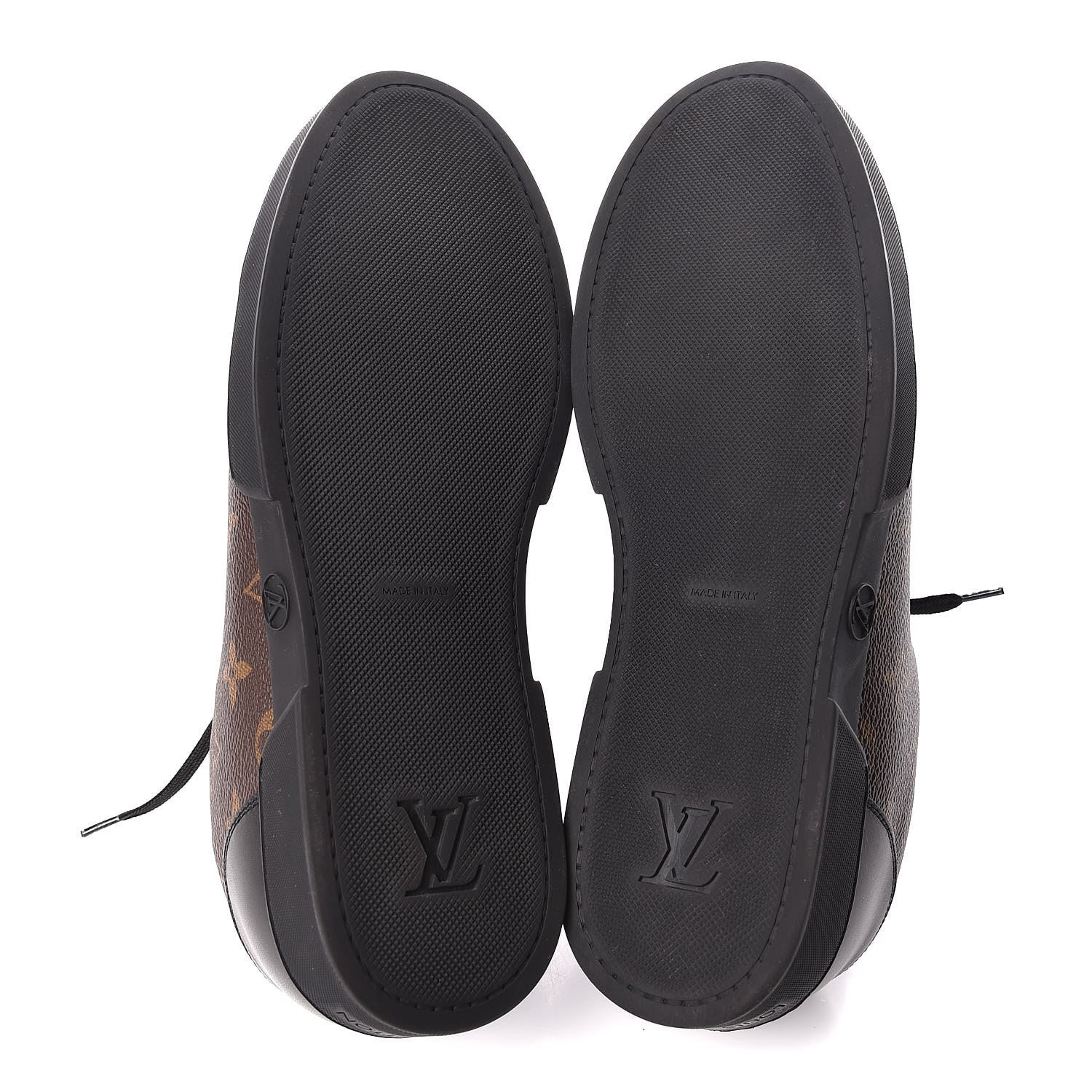 Louis Vuitton Calfskin Monogram Luxembourg Sneakers 6 Black 7 of 10