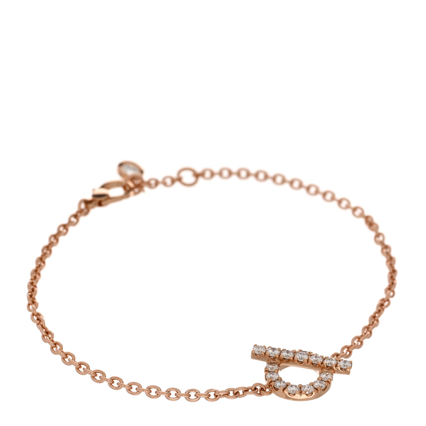 18K Rose Gold Diamond Finesse Bracelet ST