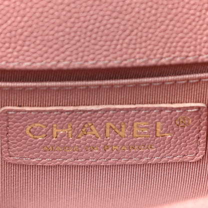Chanel Caviar Quilted Small Boy Flap Light Pink 6 of 10