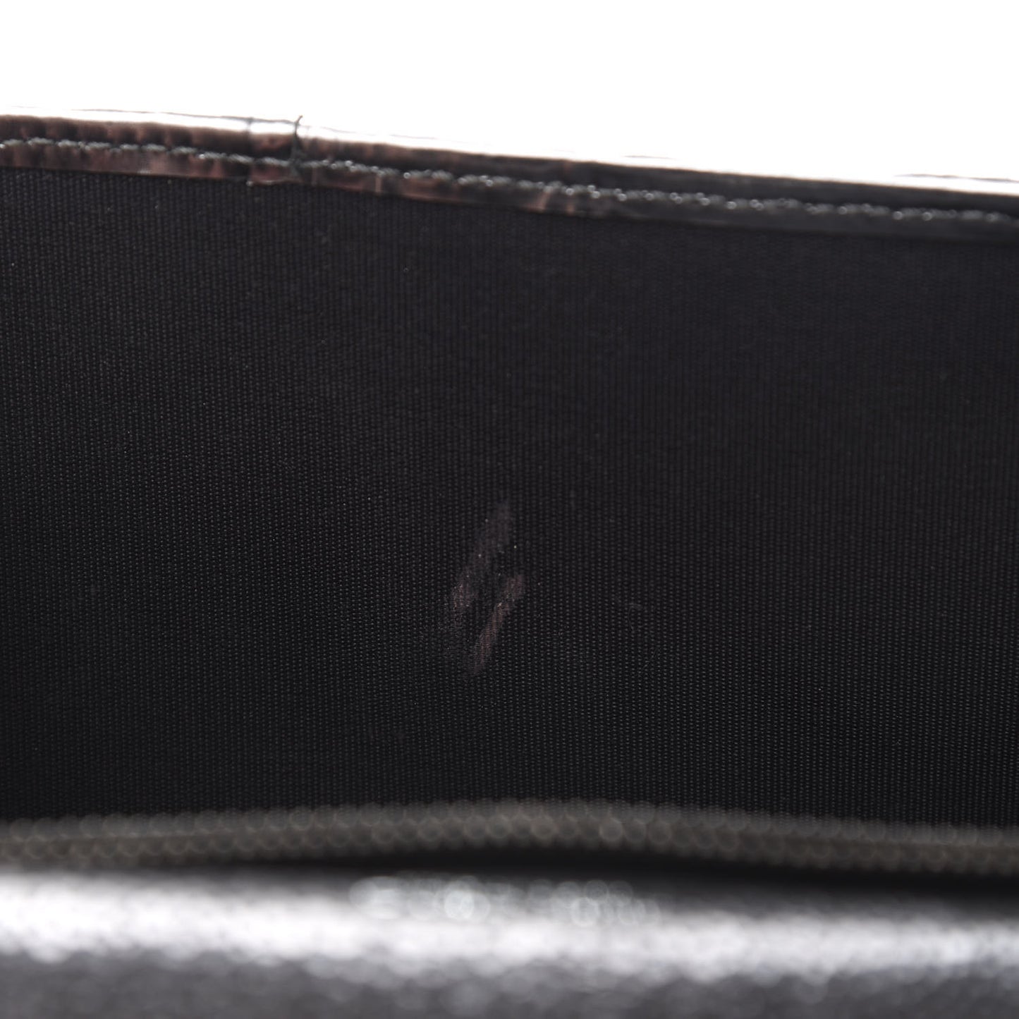 Glitter Milla Wallet on Chain Silver