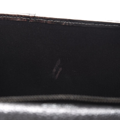 Jimmy Choo Glitter Milla Wallet on Chain Silver 7 of 10