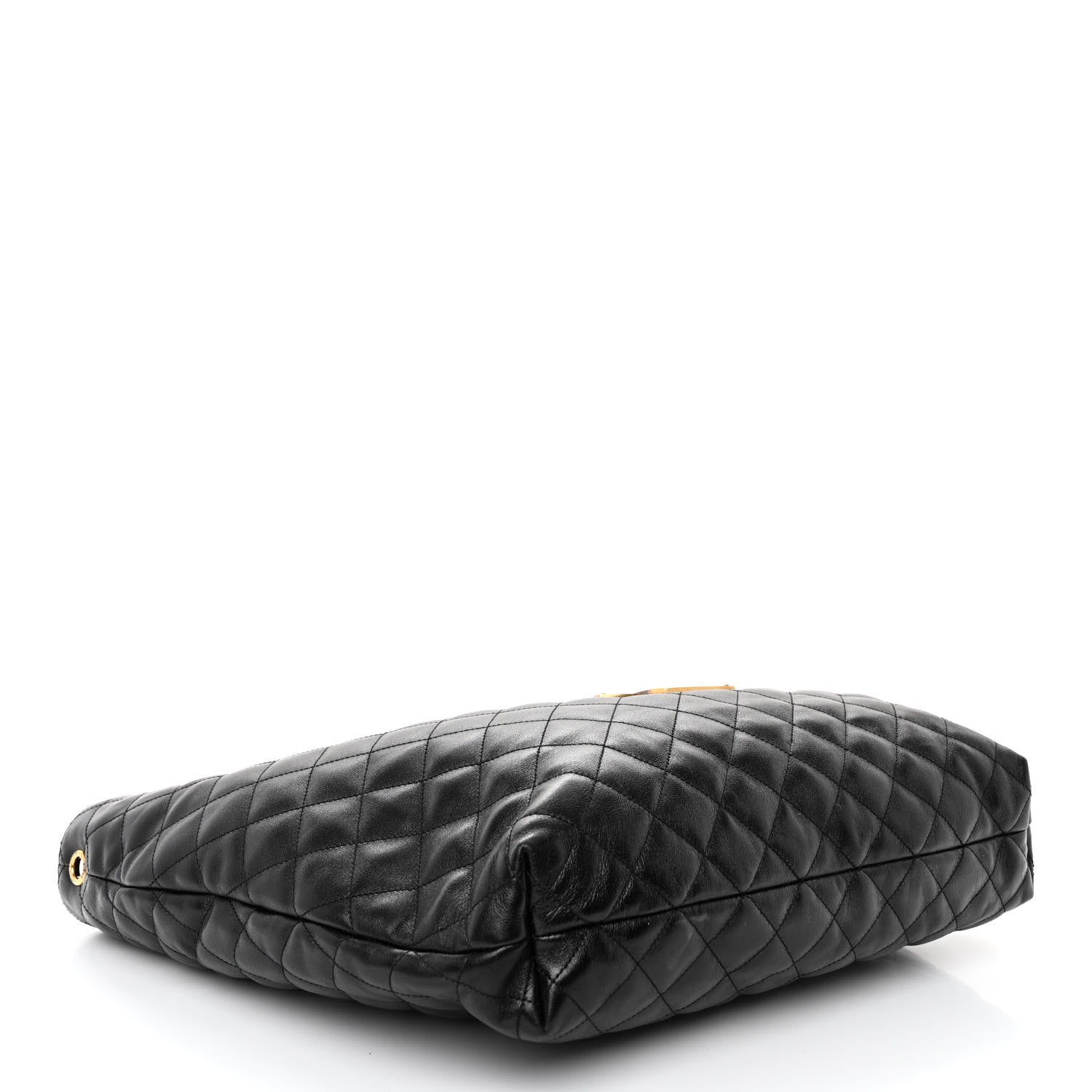 Saint Laurent Lambskin Quilted Maxi Icare Shopping Tote Black 5 of 10