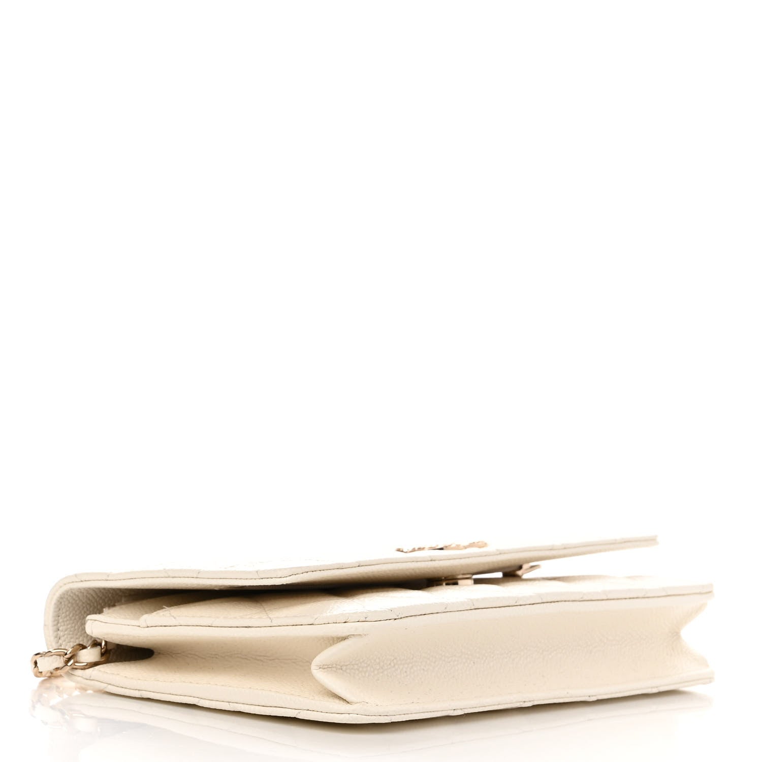 Chanel Caviar Quilted Multi Chain Wallet On Chain WOC White 4 of 12