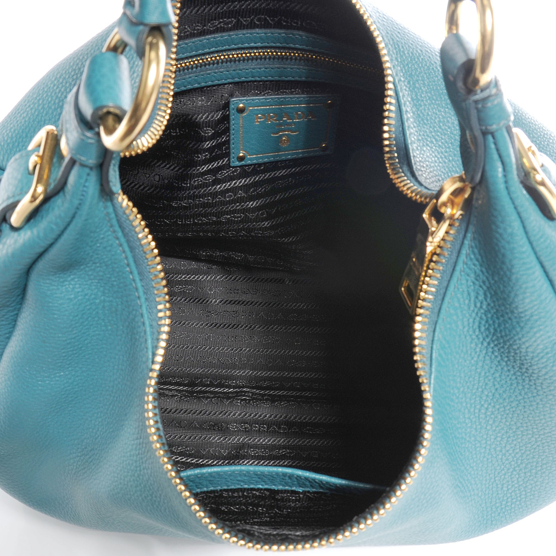 Prada Vitello Daino Hobo Ottanio 5 of 9