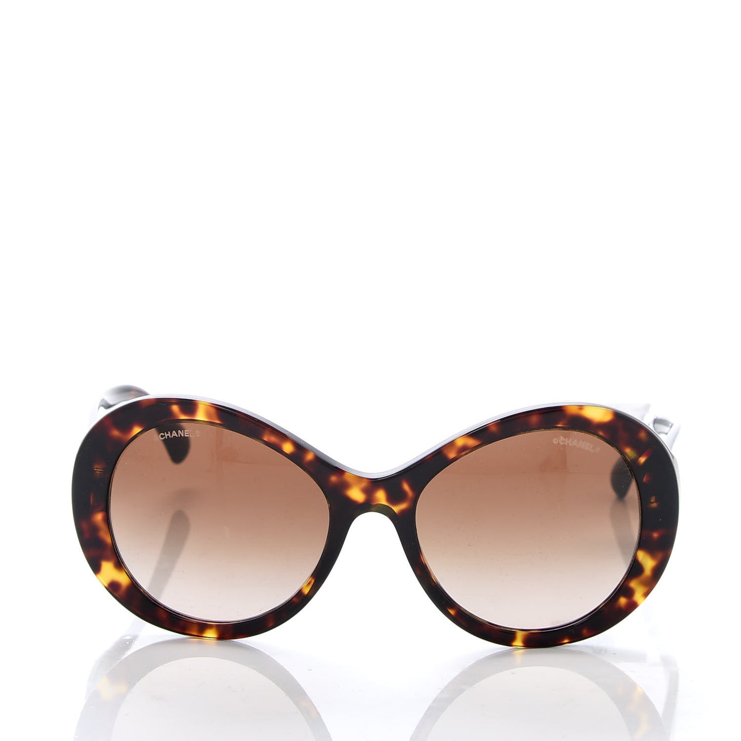 Oval CC Sunglasses 5372 Tortoise