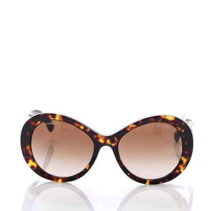 Chanel Oval CC Sunglasses 5372 Tortoise 2 of 9