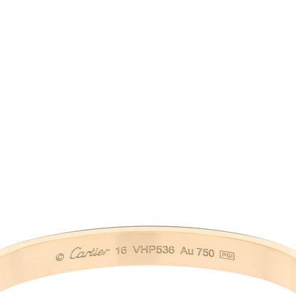 Cartier 18K Yellow Gold LOVE Bracelet 16 4 of 6