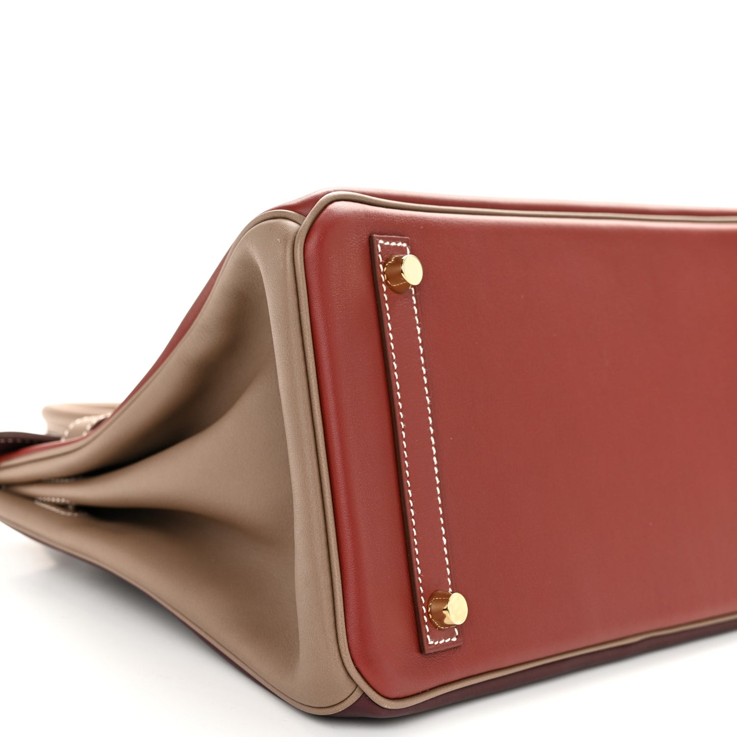 Swift Horseshoe Birkin 30 Rouge H Etoupe Rouge Sellier