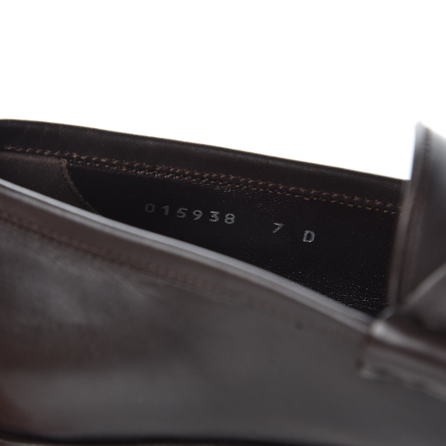 Calfskin Mens 1953 Horsebit Loafers 7 Marrone