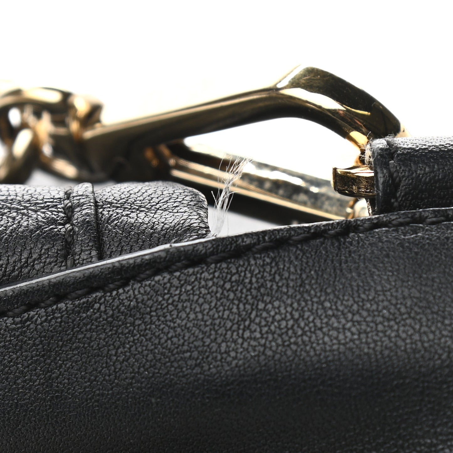 Calfskin Palazzo Medusa Chain Backpack Black