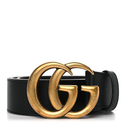 Gucci Calfskin Double G 40mm Belt 85 34 Black 1 of 6