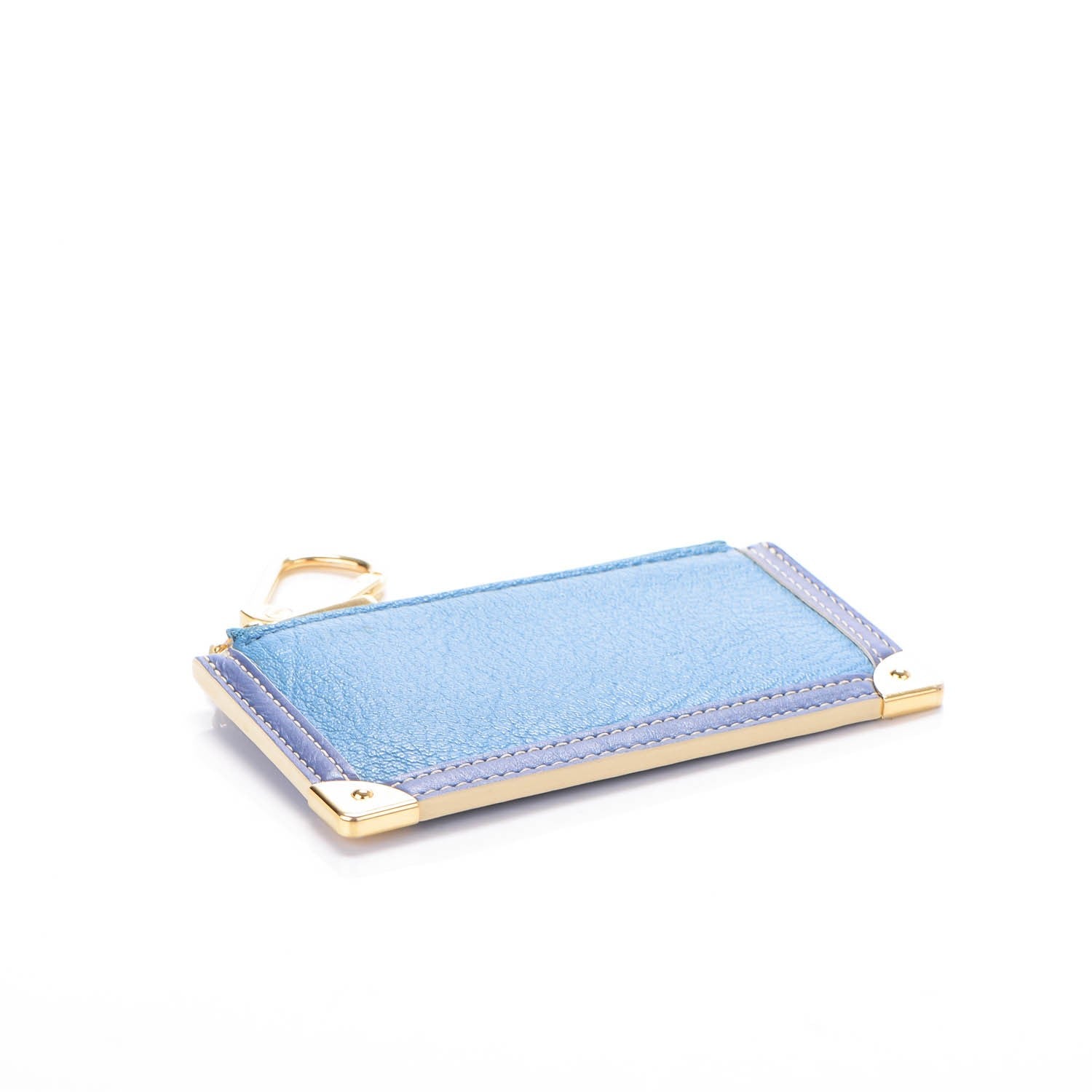 Louis Vuitton Suhali Key Pouch Blue 4 of 6
