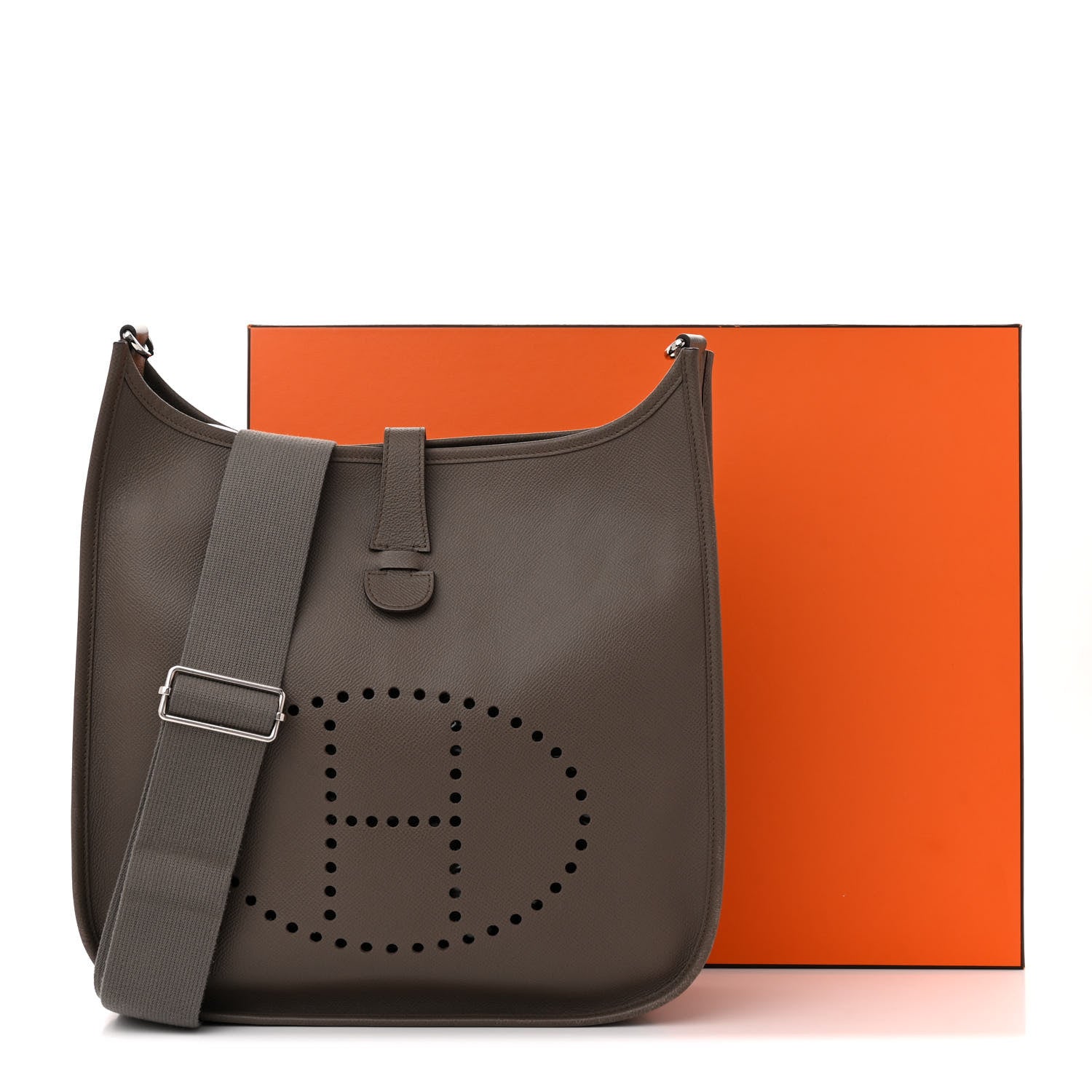Hermes Epsom Evelyne III GM Etain 14 of 14