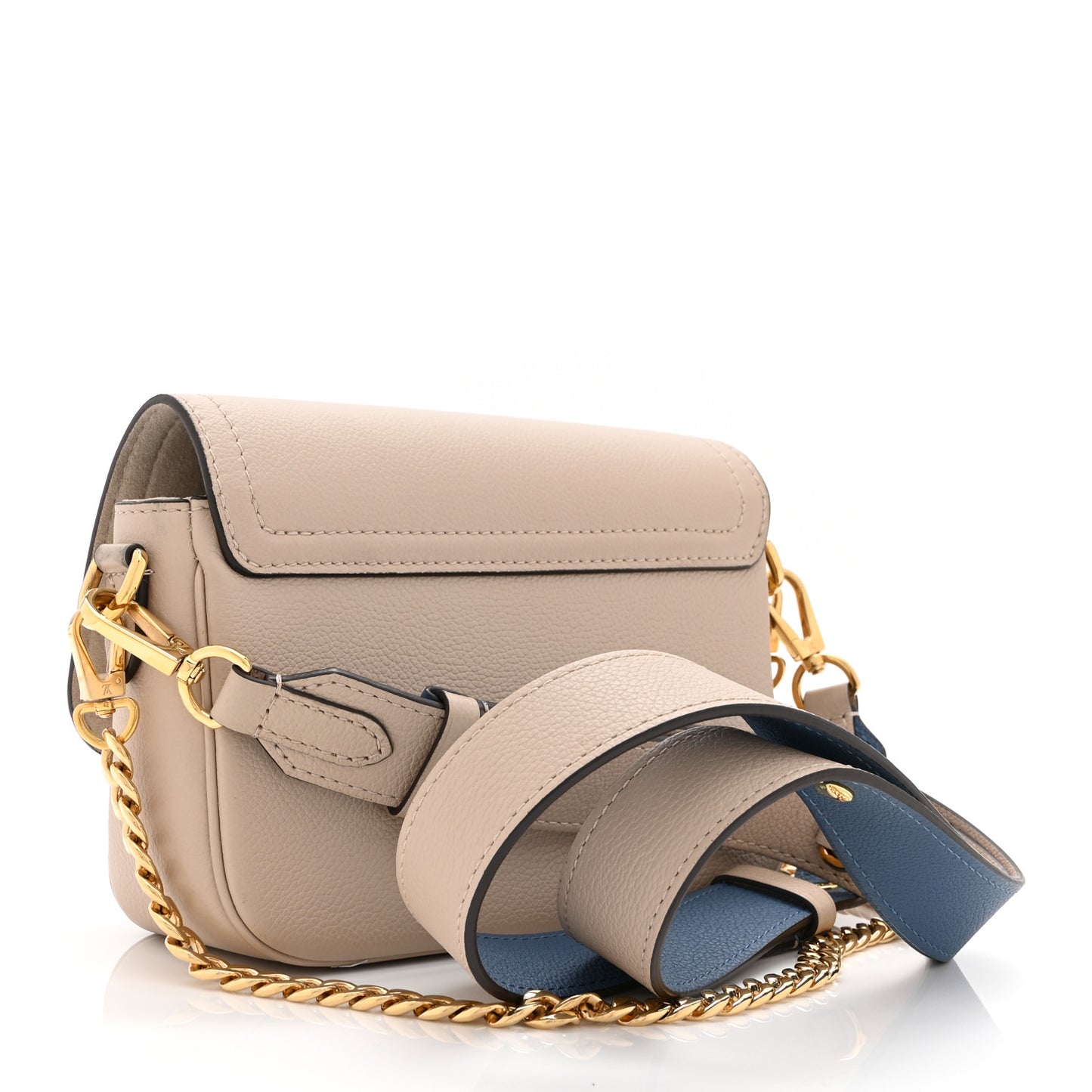 Grained Calfskin Lockme Tender Greige
