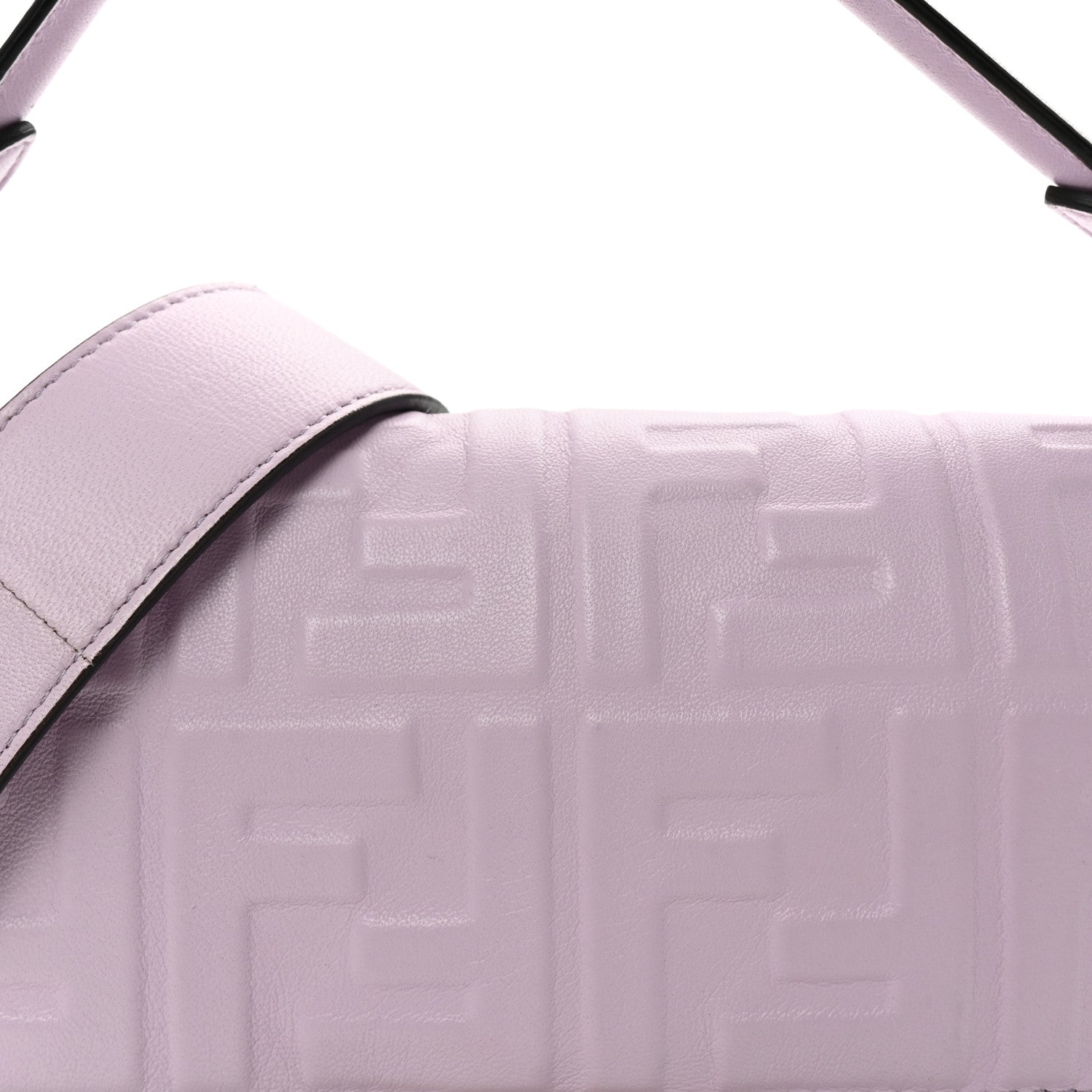 Fendi Nappa FF 1974 Embossed Baguette Anemone 7 of 9