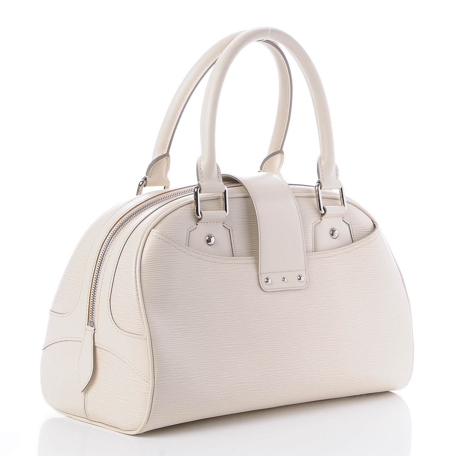 Louis Vuitton Epi Bowling Montaigne GM Ivory 3 of 6