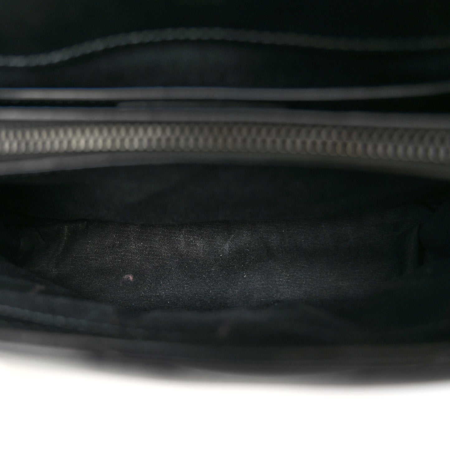 Calfskin Y Quilted Monogram Monochrome Small Loulou Chain Satchel Black