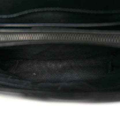 Saint Laurent Calfskin Y Quilted Monogram Monochrome Small Loulou Chain Satchel Black 5 of 9
