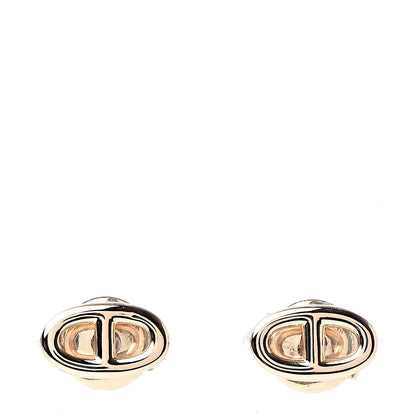 Hermes 18K Yellow Gold TPM Farandole Stud Earrings 1 of 6