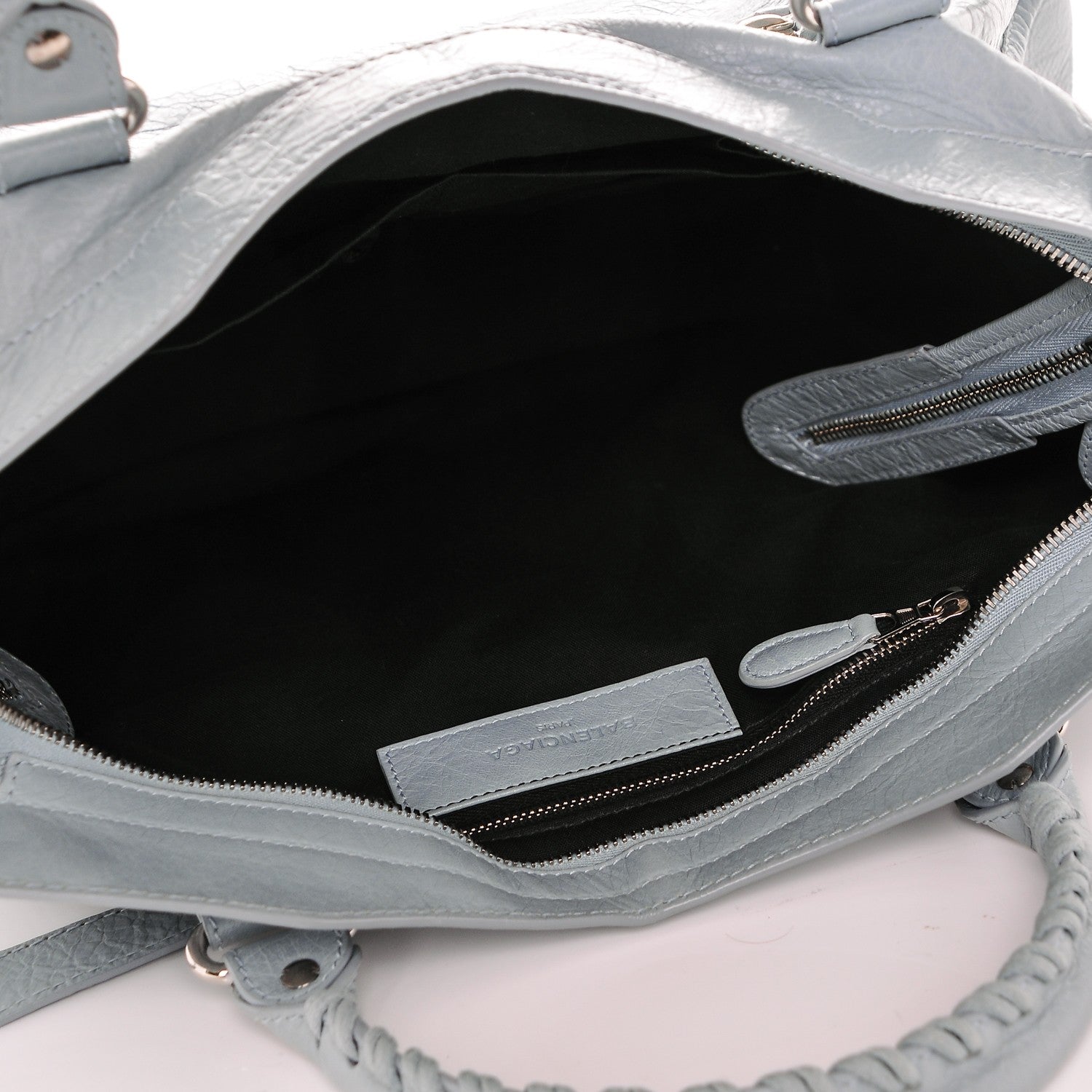 Balenciaga Agneau Giant 12 Silver Hardware City Bleu Dragee 5 of 7