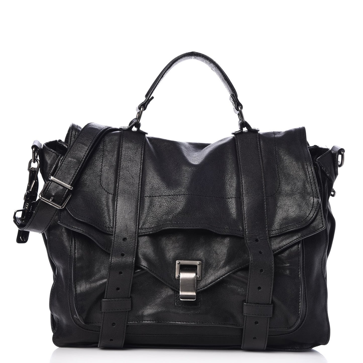 Lambskin Extra Large PS1 Satchel Black