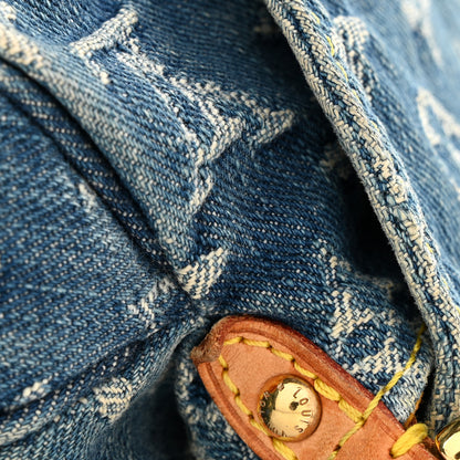 Louis Vuitton Monogram Denim Mini Pleaty Blue 13 of 13