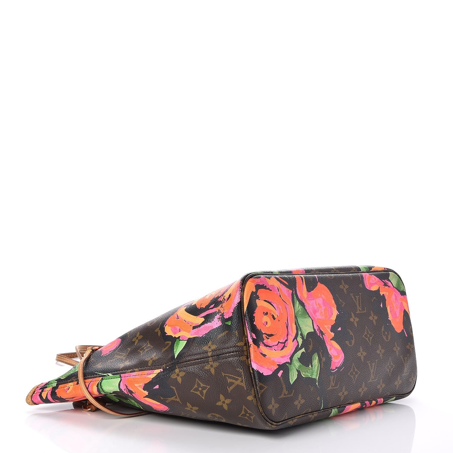 Louis Vuitton Monogram Roses Neverfull MM 4 of 9