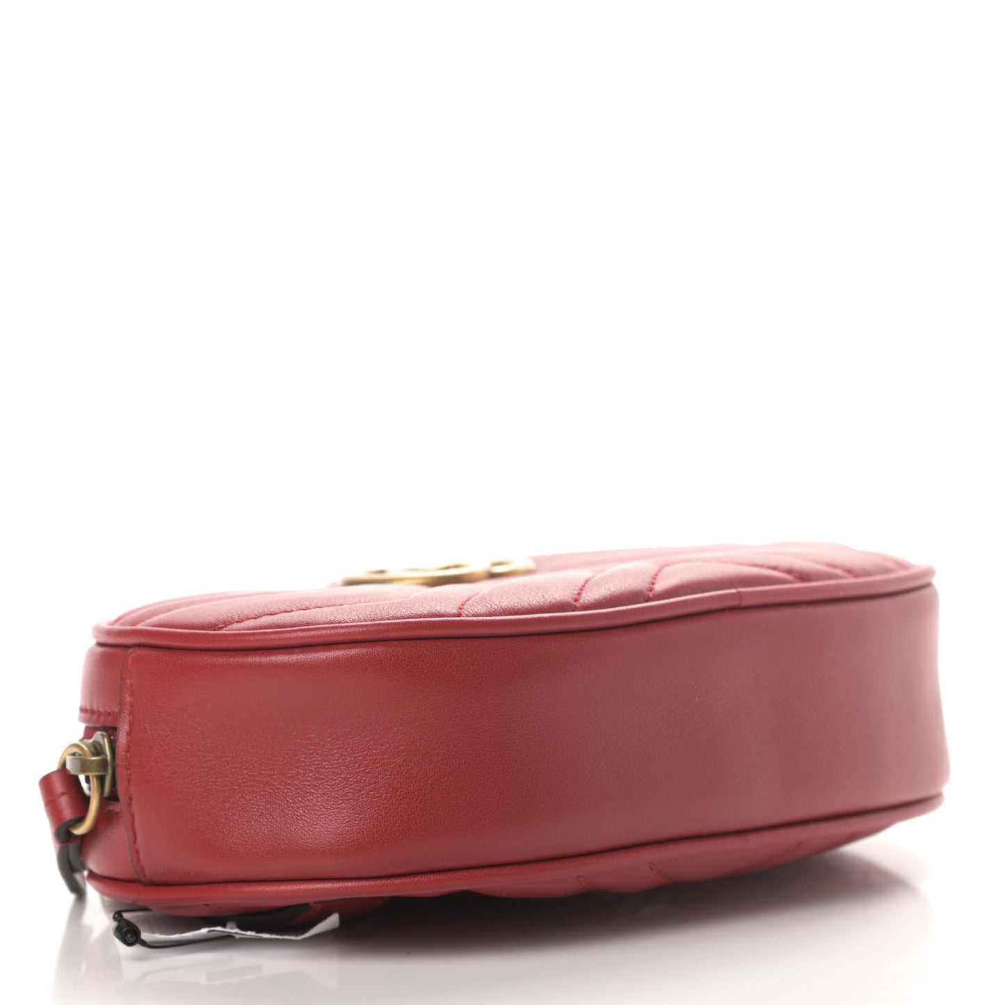 Calfskin Matelasse GG Marmont Belt Bag 95 38 Hibiscus Red