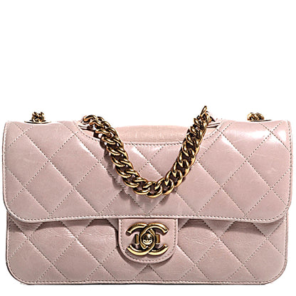 Chanel Calfskin Perfect Edge Medium Flap Light Pink 1 of 7