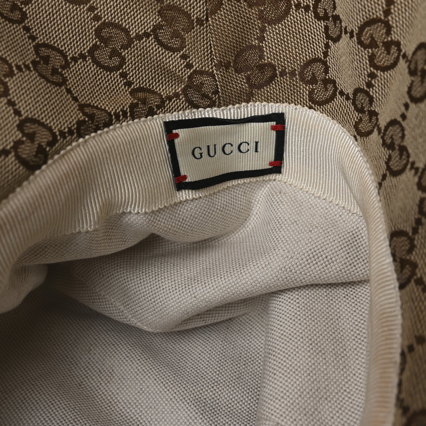 Monogram Wide Brim Hat S 56 Beige