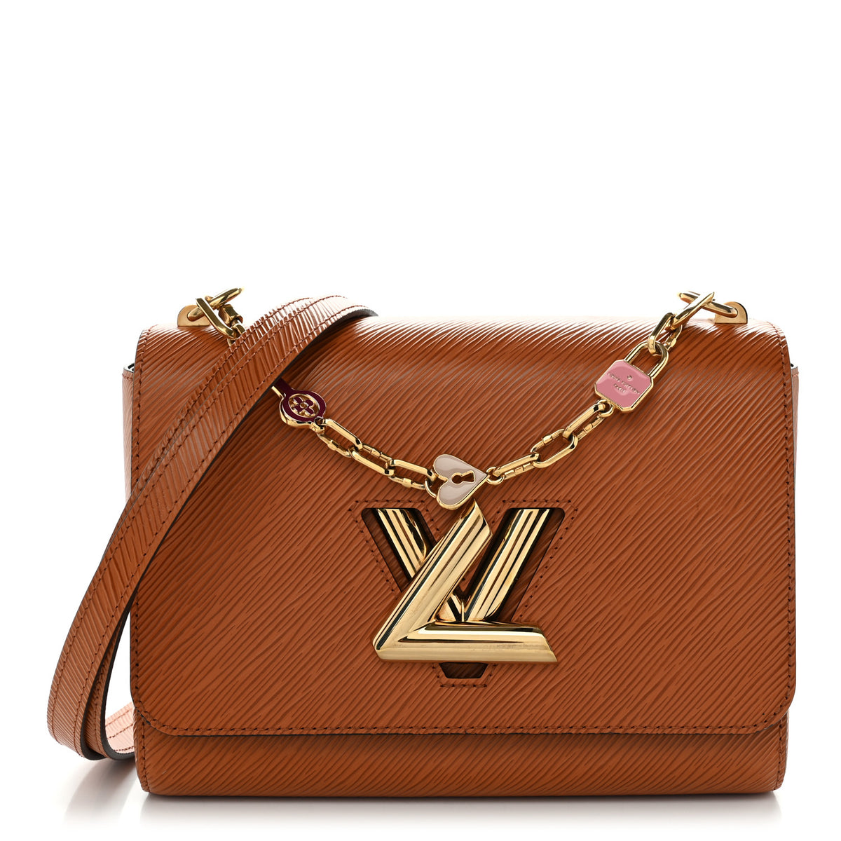Louis Vuitton Epi Twist Shoulder Bag MM Gold Cipango 2 of 21
