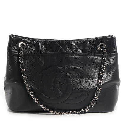 Chanel Caviar Large CC Timeless Soft Tote Black 1 of 8