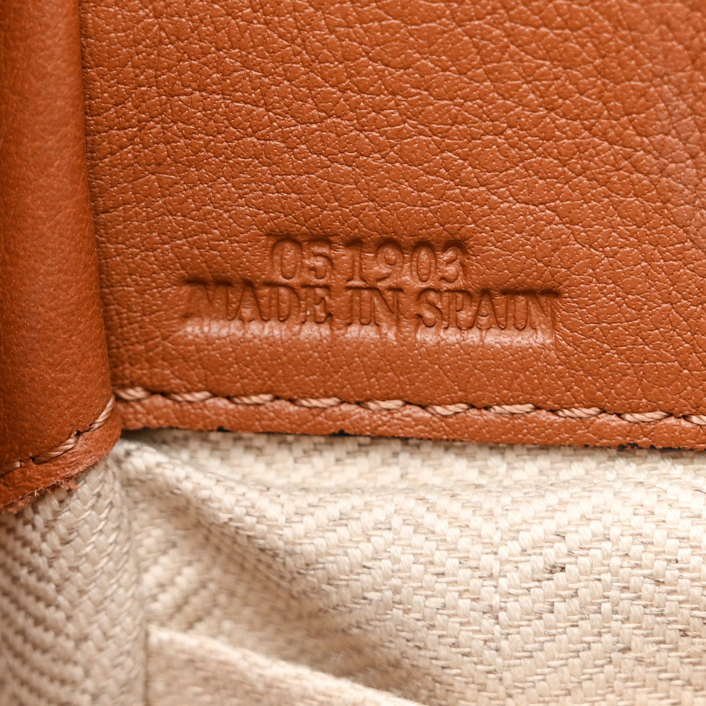Calfskin Mini Hammock Shoulder Bag Tan