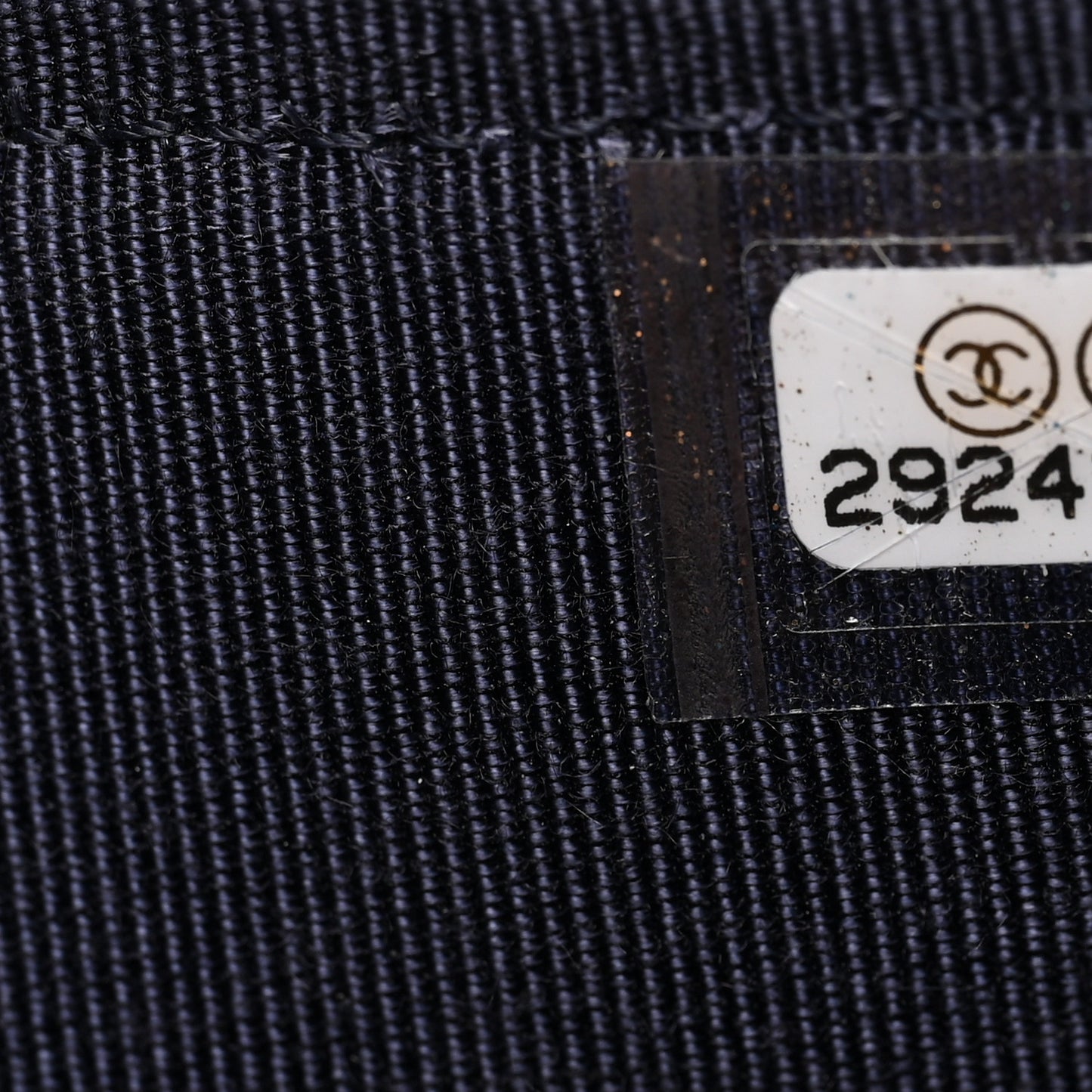 Caviar Quilted Classic Flat Wallet Pouch Navy