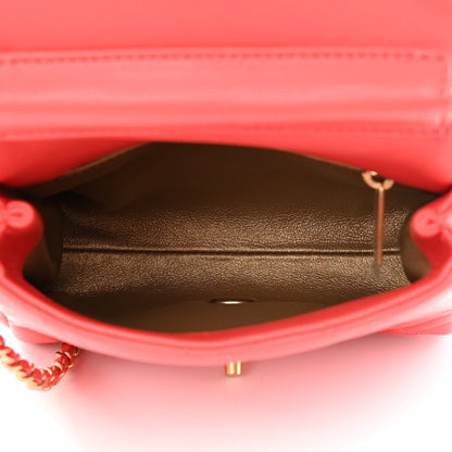 Chanel Lambskin Quilted Side-Packs Red 6 of 16