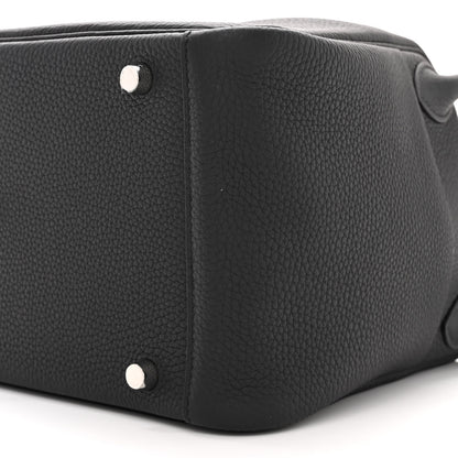 Hermes Taurillon Clemence Lindy 30 Black 10 of 10