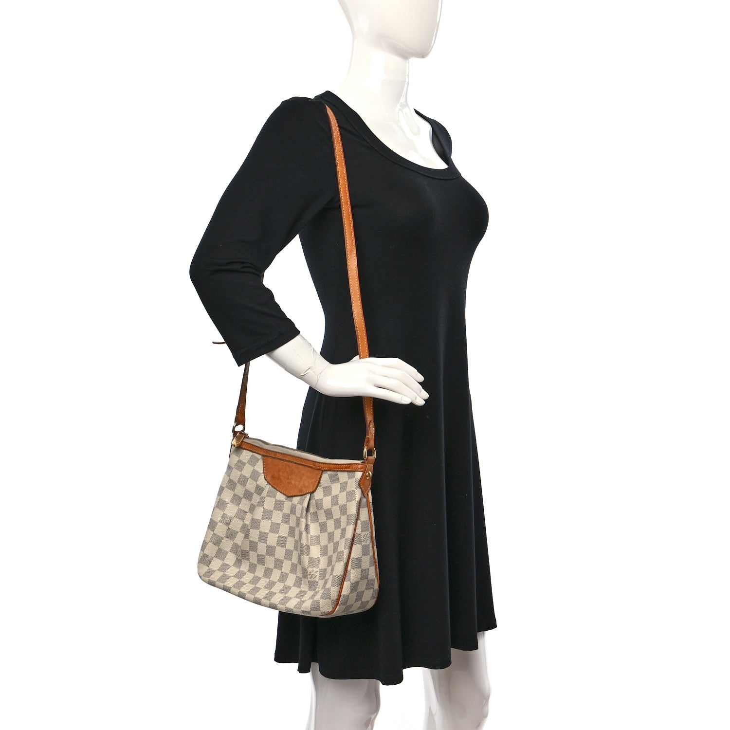Louis Vuitton Damier Azur Siracusa PM 2 of 12